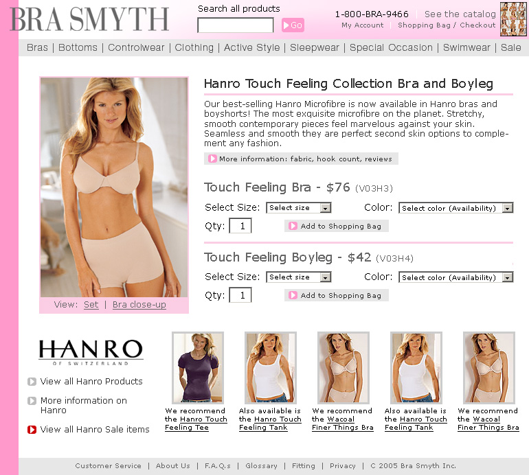 Item page